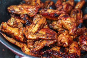 Baked BBQ wings