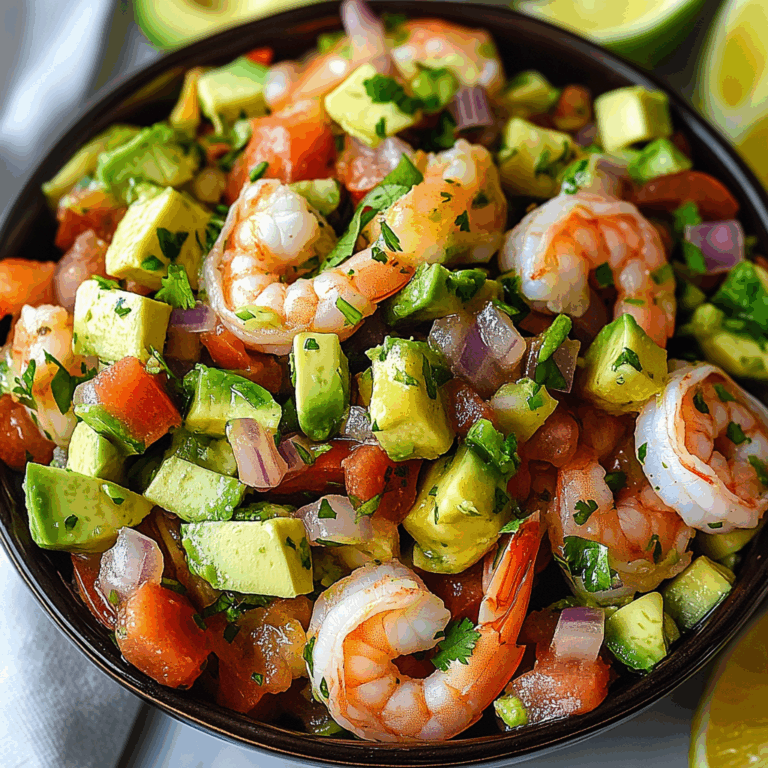 Refreshing Avocado Salsa Shrimp Salad in 30 Minutes