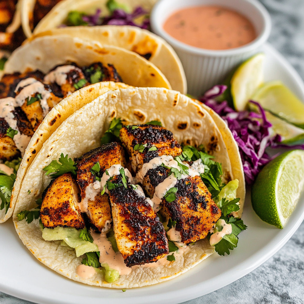 Flavor-Packed Blackened Fish Tacos Recipe in 30 Minutes