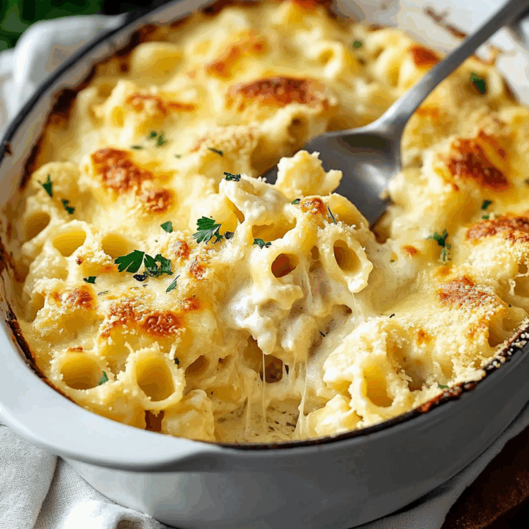 Creamy Chicken Alfredo Pasta Bake: A Comforting Delight