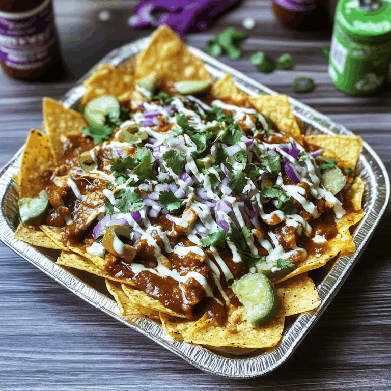Irresistible Chicken Mole Nachos Recipe for Game Day