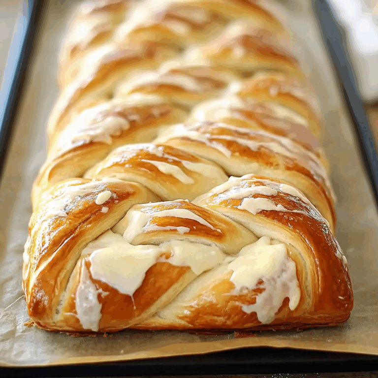 Irresistible Cream Cheese Danish Braid Recipe in 45 Minutes