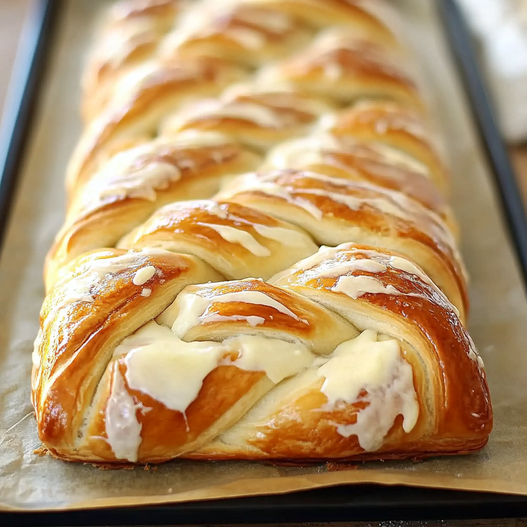 Irresistible Cream Cheese Danish Braid Recipe in 45 Minutes