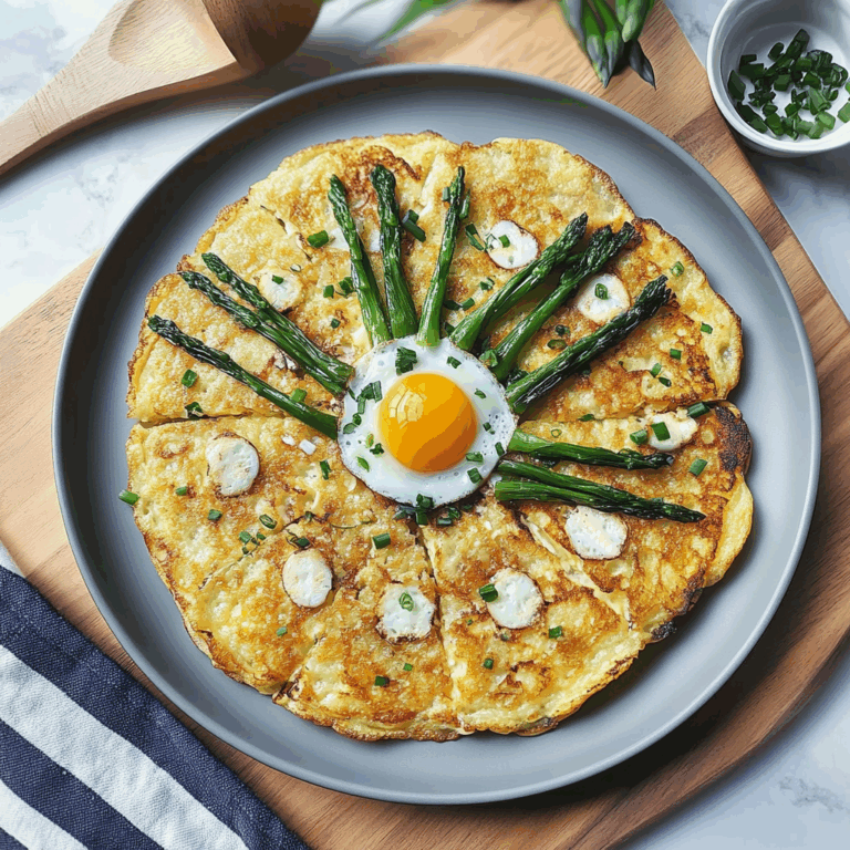 Savory Enoki Mushroom Egg Pancake Recipe to Delight You