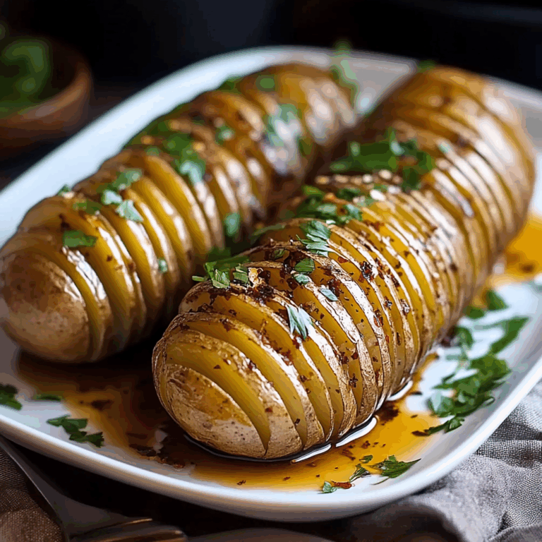 Crispy Hasselback Potatoes Recipe – Easy and Delicious