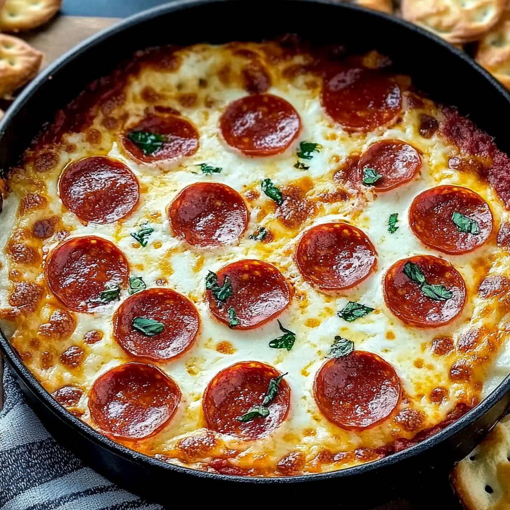 Irresistible Pepperoni and Cream Cheese Pizza Dip Recipe