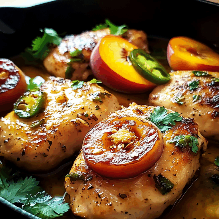 Spicy Jalapeno Peach Chicken Recipe for Flavor Lovers