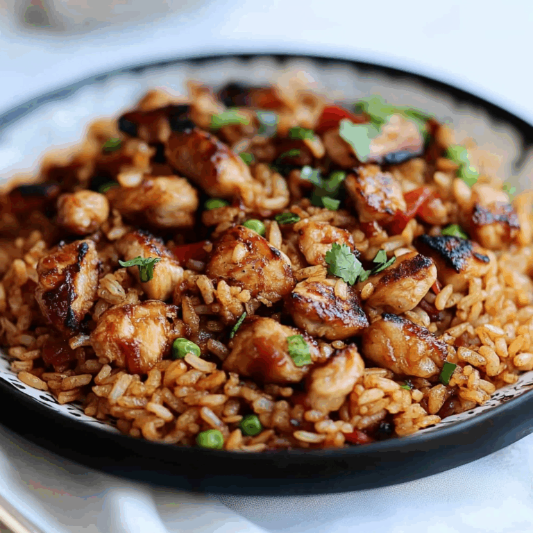 Irresistible Japanese BBQ Chicken Fried Rice Extravaganza