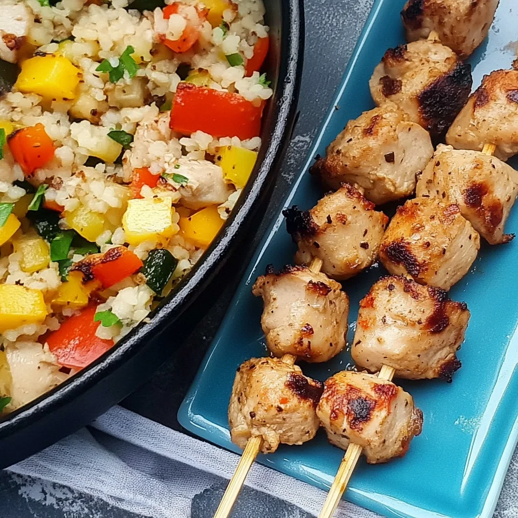 Romanian Chicken Kebabs – Frigarui