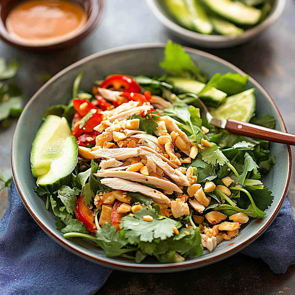 Refreshing Thai Chicken Salad Recipe for a Healthy Meal