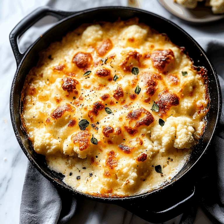 The Best Cauliflower Cheese: Creamy Comfort Dish Recipe
