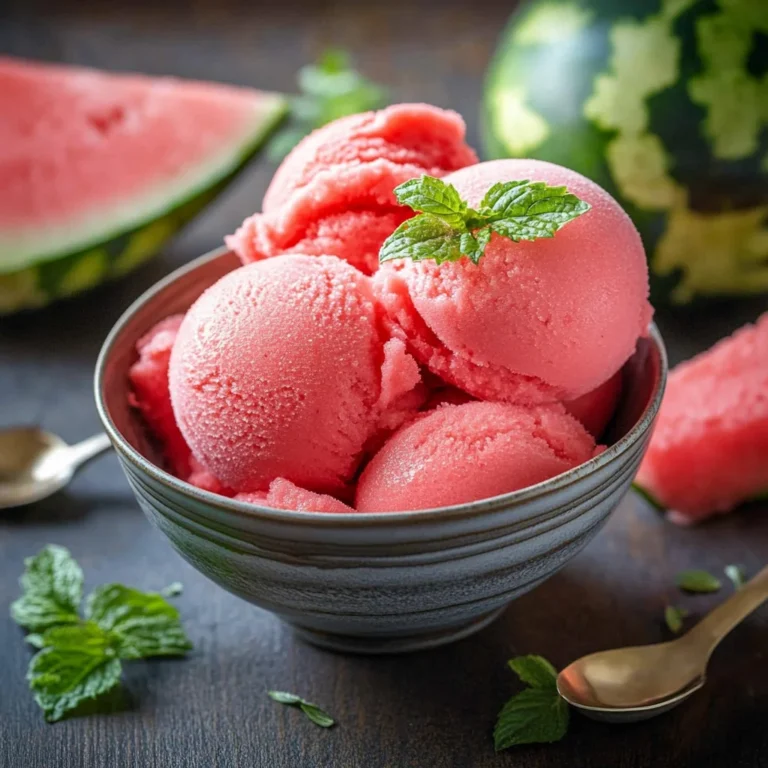 Watermelon Sorbet Recipe